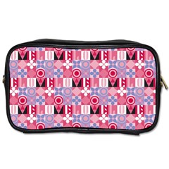 Scandinavian Abstract Pattern Toiletries Bag (two Sides)