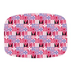 Scandinavian Abstract Pattern Mini Square Pill Box