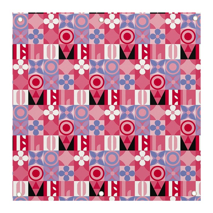 Scandinavian Abstract Pattern Banner and Sign 3  x 3 