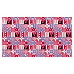 Scandinavian Abstract Pattern Banner And Sign 7  X 4 