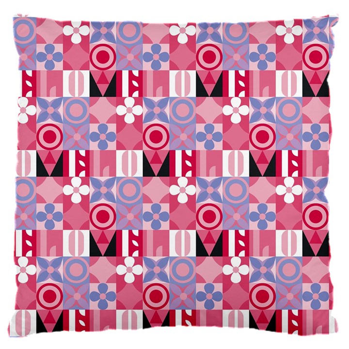 Scandinavian Abstract Pattern 16  Baby Flannel Cushion Case (Two Sides)