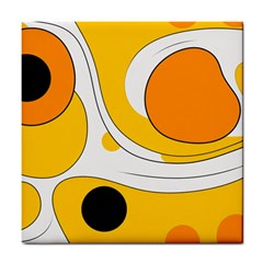 Abstract Pattern Tile Coaster