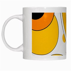 Abstract Pattern White Mug