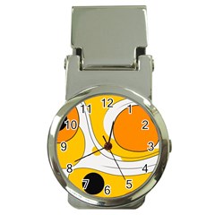 Abstract Pattern Money Clip Watches