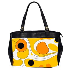 Abstract Pattern Oversize Office Handbag (2 Sides)