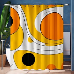 Abstract Pattern Shower Curtain 60  X 72  (medium) 