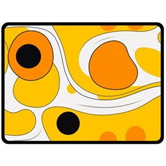 Abstract Pattern Two Sides Fleece Blanket (large) by Maspions