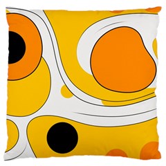 Abstract Pattern Standard Premium Plush Fleece Cushion Case (one Side)