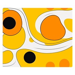 Abstract Pattern Two Sides Premium Plush Fleece Blanket (kids Size)