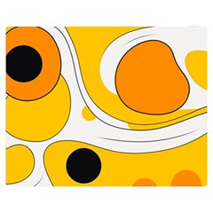 Abstract Pattern Two Sides Premium Plush Fleece Blanket (teen Size)