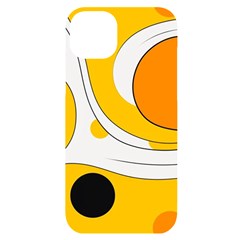 Abstract Pattern Iphone 14 Plus Black Uv Print Case