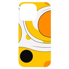 Abstract Pattern Iphone 14 Pro Max Black Uv Print Case