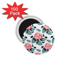 Flowers Hydrangeas 1 75  Magnets (100 Pack) 