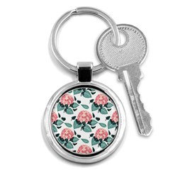 Flowers Hydrangeas Key Chain (round) by Maspions