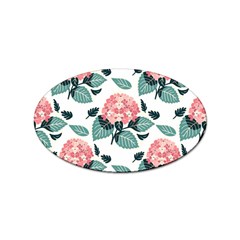 Flowers Hydrangeas Sticker Oval (100 Pack)