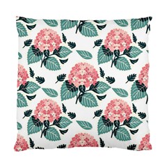 Flowers Hydrangeas Standard Cushion Case (two Sides)