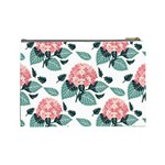 Flowers Hydrangeas Cosmetic Bag (Large) Back