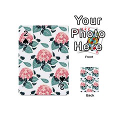 Flowers Hydrangeas Playing Cards 54 Designs (mini)