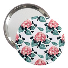 Flowers Hydrangeas 3  Handbag Mirrors