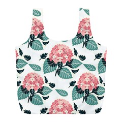 Flowers Hydrangeas Full Print Recycle Bag (l) by Maspions