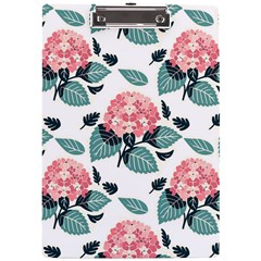 Flowers Hydrangeas A4 Acrylic Clipboard by Maspions