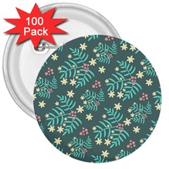 Illustration Pattern Seamless 3  Buttons (100 pack) 