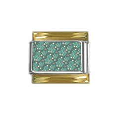 Illustration Pattern Seamless Gold Trim Italian Charm (9mm)