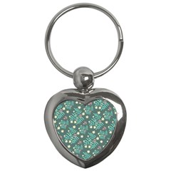 Illustration Pattern Seamless Key Chain (Heart)