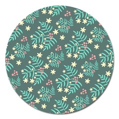 Illustration Pattern Seamless Magnet 5  (Round)