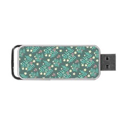 Illustration Pattern Seamless Portable USB Flash (One Side)