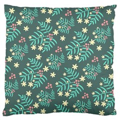 Illustration Pattern Seamless Standard Premium Plush Fleece Cushion Case (One Side)