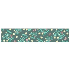 Illustration Pattern Seamless Small Premium Plush Fleece Scarf