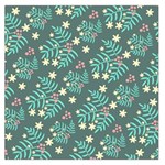 Illustration Pattern Seamless Square Satin Scarf (36  x 36 ) Front