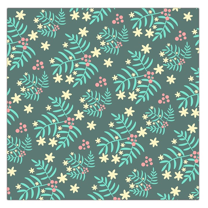 Illustration Pattern Seamless Square Satin Scarf (36  x 36 )