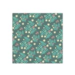 Illustration Pattern Seamless Satin Bandana Scarf 22  x 22  Front