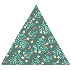 Illustration Pattern Seamless Wooden Puzzle Triangle