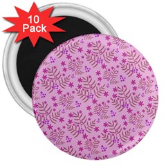 Illustration Pattern Seamless 3  Magnets (10 Pack) 