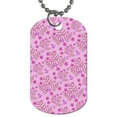 Illustration Pattern Seamless Dog Tag (two Sides)