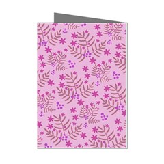 Illustration Pattern Seamless Mini Greeting Cards (pkg Of 8)