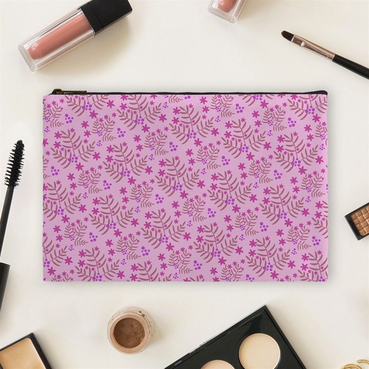 Illustration Pattern Seamless Cosmetic Bag (Large)