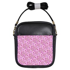 Illustration Pattern Seamless Girls Sling Bag