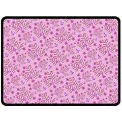 Illustration Pattern Seamless Fleece Blanket (large)