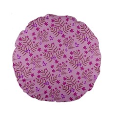 Illustration Pattern Seamless Standard 15  Premium Round Cushions