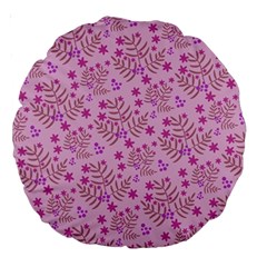 Illustration Pattern Seamless Large 18  Premium Round Cushions