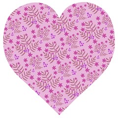 Illustration Pattern Seamless Wooden Puzzle Heart