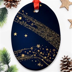 Starsstar Glitter Ornament (oval)