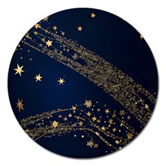 Starsstar Glitter Magnet 5  (round)