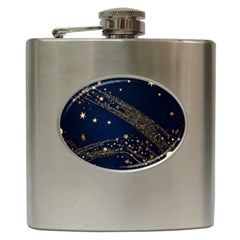 Starsstar Glitter Hip Flask (6 Oz)