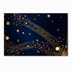 Starsstar Glitter Postcards 5  X 7  (pkg Of 10)