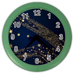 Starsstar Glitter Color Wall Clock